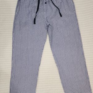 English Laundry Black and White Striped Pajama Pants